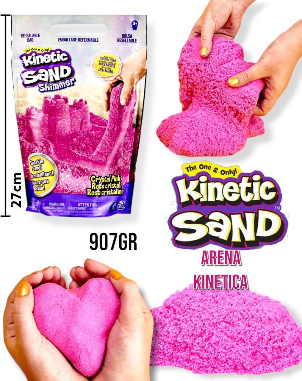 Kinetic Sand - Arena moldebale 907gr color fucsia 27CM